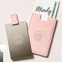 【新品未開封】　韓国Starbucks ミラー　ピンクのサムネイル