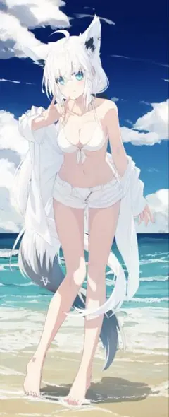 C97 ホロライブ A.knight げぜるん 白上フブキ タペストリー - メルカリ