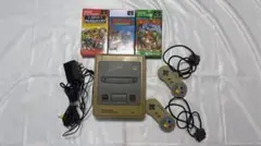 スーパーファミコン本体、ゲームソフト3本セット