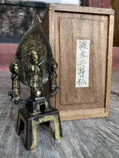三面大黒天 彫刻 オブジェ　鈴木幸平作　銀製 三面大黒天 彫刻 オブジェ 鈴木幸平作 銀製 - メルカリ