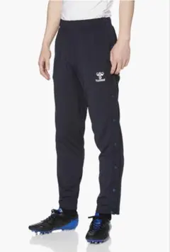新品【半額以下】Lサイズhummelメンズ トレーニングフルオープンパンツ