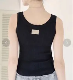 ALEXIASTAM タンクトップ　ブラックのサムネイル