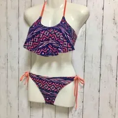 【新品 送料込】フレアバンドゥビキニ エスニックトライバル柄