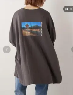 チャオパニックティピー　バックフォトスーパーBIGチュニックteeのサムネイル