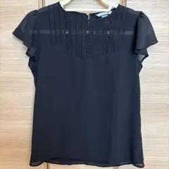 H&M フリル袖ブラウス