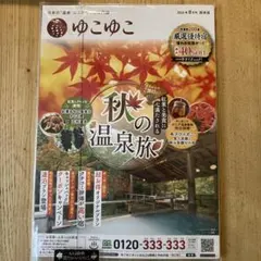 新品未使用✳︎ゆこゆこ 2026年8月号 関東版 温泉旅行ガイド