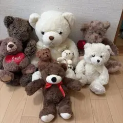 テディベア ぬいぐるみ 7体セット まとめ売り