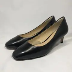 【大幅値下げ】新品 PIC&PAY 本革 スクエアトウ パンプス 22cm