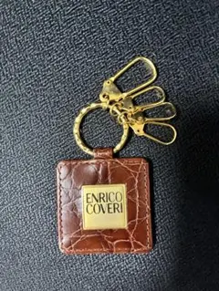 ENRICO COVERI ブラウン キーホルダー