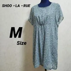 SHOO・LA・RUE 【美品】 花柄ワンピース M ブルー系 シフォンのサムネイル