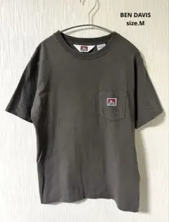 BEN DAVIS ベンデイビス　ポケット付き Tシャツ　ダークグレー　サイズM