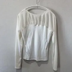 NOLLEY'S ノーリーズ♡シースルーデザイントップス 長袖 アイボリーのサムネイル
