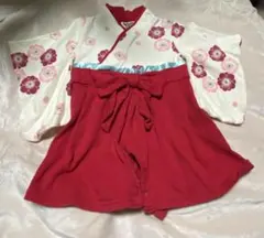 花柄 袖付き着物スタイル 60