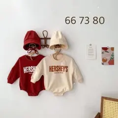 専用【新品】ハーシーズ 帽子 セット ロンパース 韓国子供服 新生児