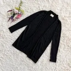 『UNITED ARROWS』　長袖ニットカーディガン　ウール　シルク　カシミヤ