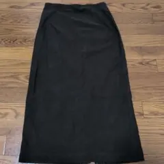 ユニクロ UNIQLO スウェット ナロースカート バックスリット入り Lサイズ