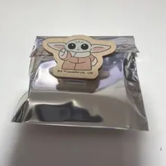 スター・ウォーズ　カフェ　マンダロリアン＆グローグー　ウッドバッジ