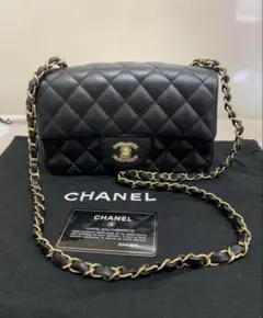 新品同様❣️激レア‼️ 超貴重‼️シャネル ミニフラップ バッグキャビアスキン