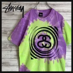 【大人気】ステューシーデカロゴ タイダイ染め メキシコ製Tシャツ 入手困難