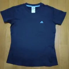 Adidas clima365 Tシャツ　M   ネイビー　140センチ