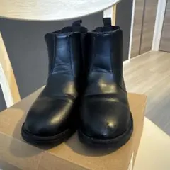 ブランシェス　サイドゴアブーツ　ブラック　17cm