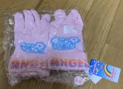 エンジェルブルー　手袋　ニット　中村くん　ピンク　平成レトロ