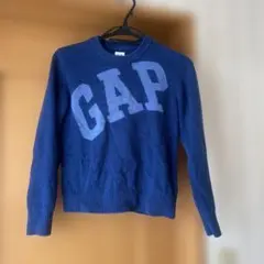GAP 青 セーター M (8-9歳)