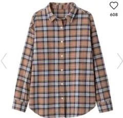 フランネル チェックシャツ(長袖)C Mサイズ