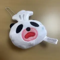 パンダのおさじフェイスぬいぐるみ　おろおろ