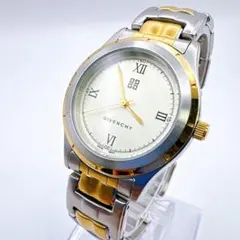 稼働品 GIVENCHY アナログクォーツ腕時計 シルバー/ゴールドのサムネイル