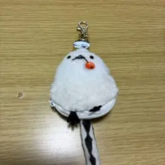 シマエナガ ファスナー付きぬいぐるみキーホルダー