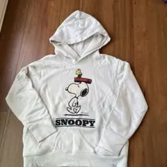スヌーピー パーカー 150 ホワイト