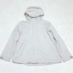 プラステ PLST マウンテンパーカー 軽量 撥水 フード アイボリー