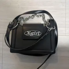 X-girl ブラック ショルダーバッグ 2way