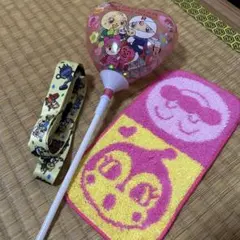 アンパンマンミュージアム　ネックストラップ　風船　ハンカチ