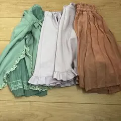 女の子スカート、キュロット140まとめのサムネイル