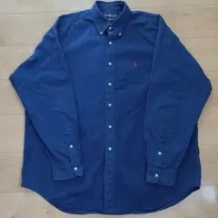 ラルフローレン BLAKE オックスフォード　ボタンダウンシャツ　ブルー