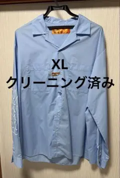チャレンジャー challenger XL ファイヤー柄 長袖 シャツ
