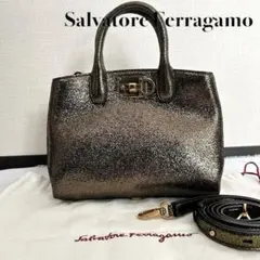 ■極美品■ 2way STUDIO フェラガモ ショルダーバッグ　ガンチーニ