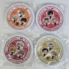 くら寿司×アニメ「ハイキュー!!」オリジナルグッズ寿司皿　4種セットコンプリート