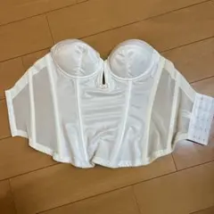 ホワイト ストラップレス ブライダルインナー C65