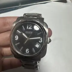 COACH アナログ時計 ブラック
