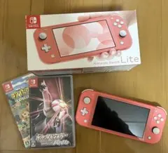 Nintendo Switch Lite ピンク 本体 + ゲームソフト2本