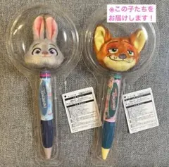 ニック　ジュディ　ボールペン　黒 ズートピア2 東京ディズニーリゾート限定