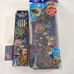 ポケモン筆箱 スリムケース＆鉛筆2B 消しゴム/色鉛筆セット☆新品