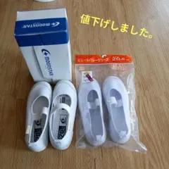 MOONSTAR 上履き 20.0cm 箱付 ビニールバレーシューズ20.5cm