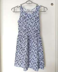 H&M 花柄 ノースリーブワンピース 140
