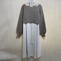 ナイスクラップ マルチウェイニットセットワンピース