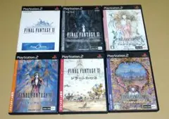 ファイナルファンタジー11 ファイナルファンタジーXI PS2 6点セット