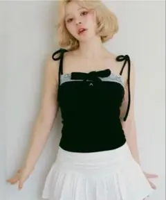 トップス andmary Jemma ribbon camisole AM1314 andmary Jemma ribbon camisole - メルカリ